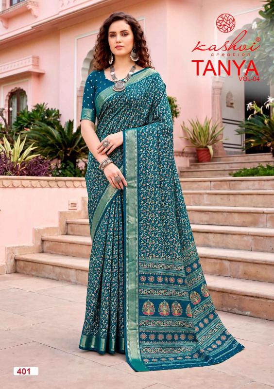 Kashvi tanya vol 4 cheapest saree market in india
